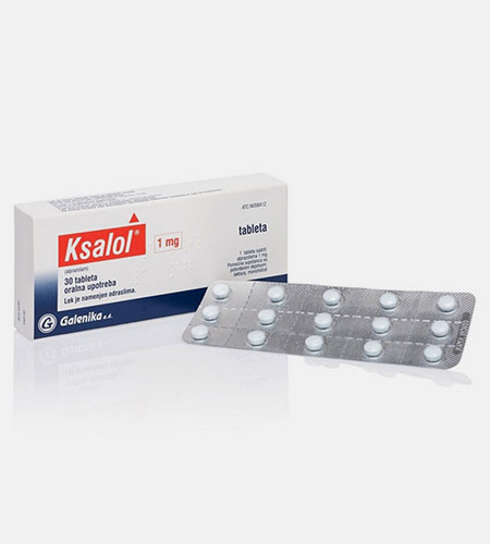 Ksalol (alprazolam) from Galenika